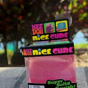 Nice Cube Pink Super Solid Squish Toy
